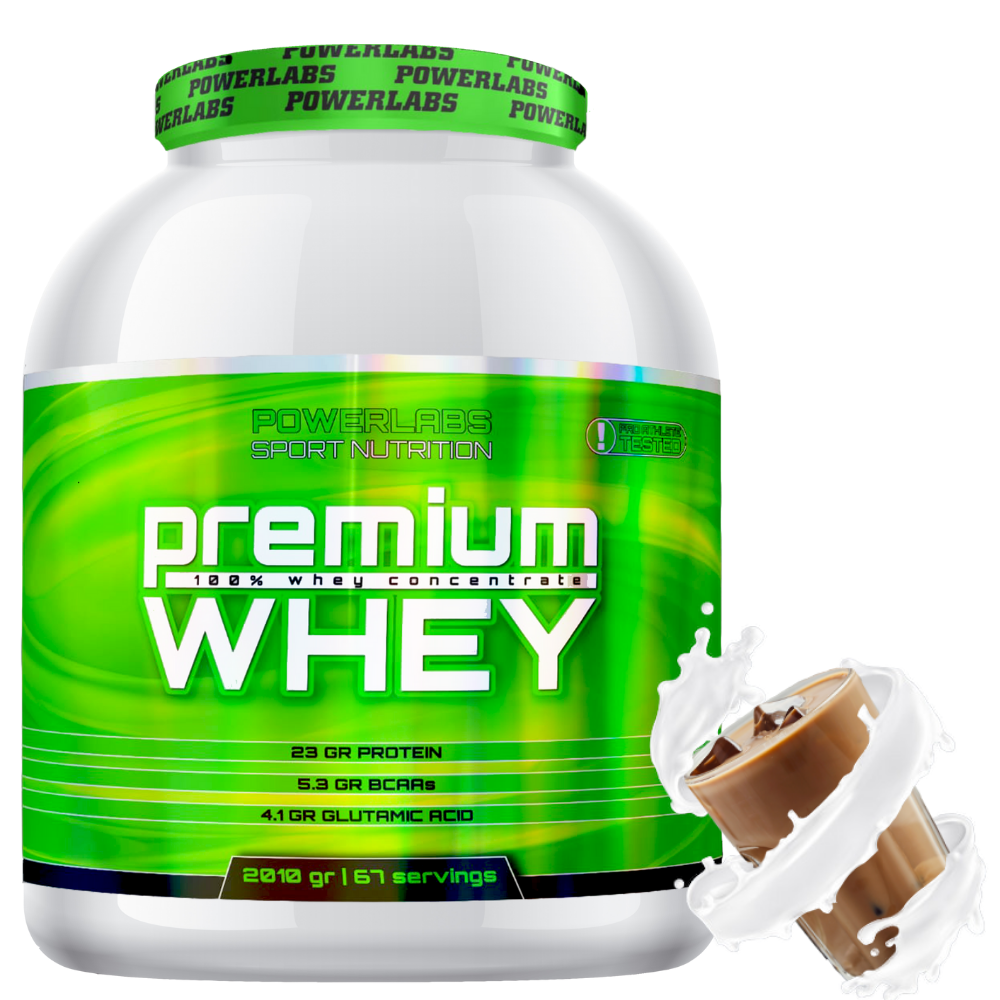 Протеин PowerLabs Premium Whey Сывороточный протеин 2010 g Ирландский крем