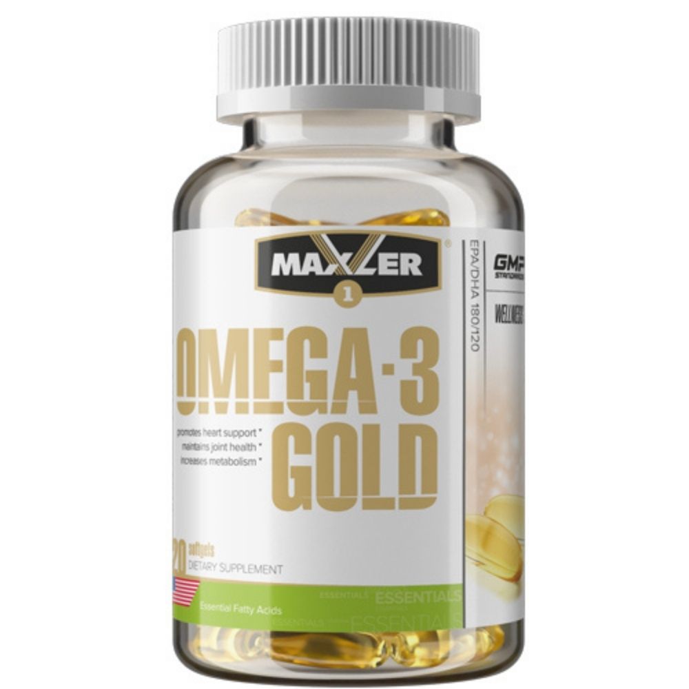 Витамины Maxler Omega 3 Gold (Омега 3) 120 softgels