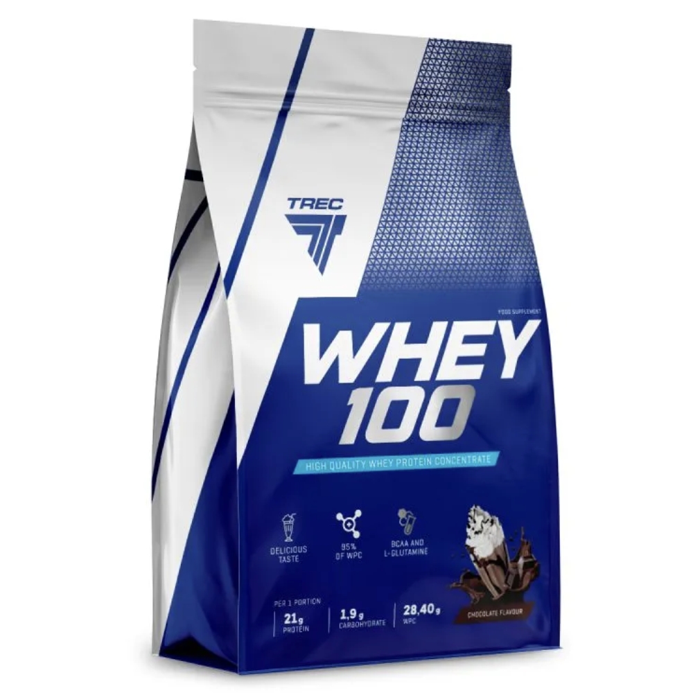 Протеин Trec Nutrition Whey 100 Сывороточный протеин 700 g Шоколад