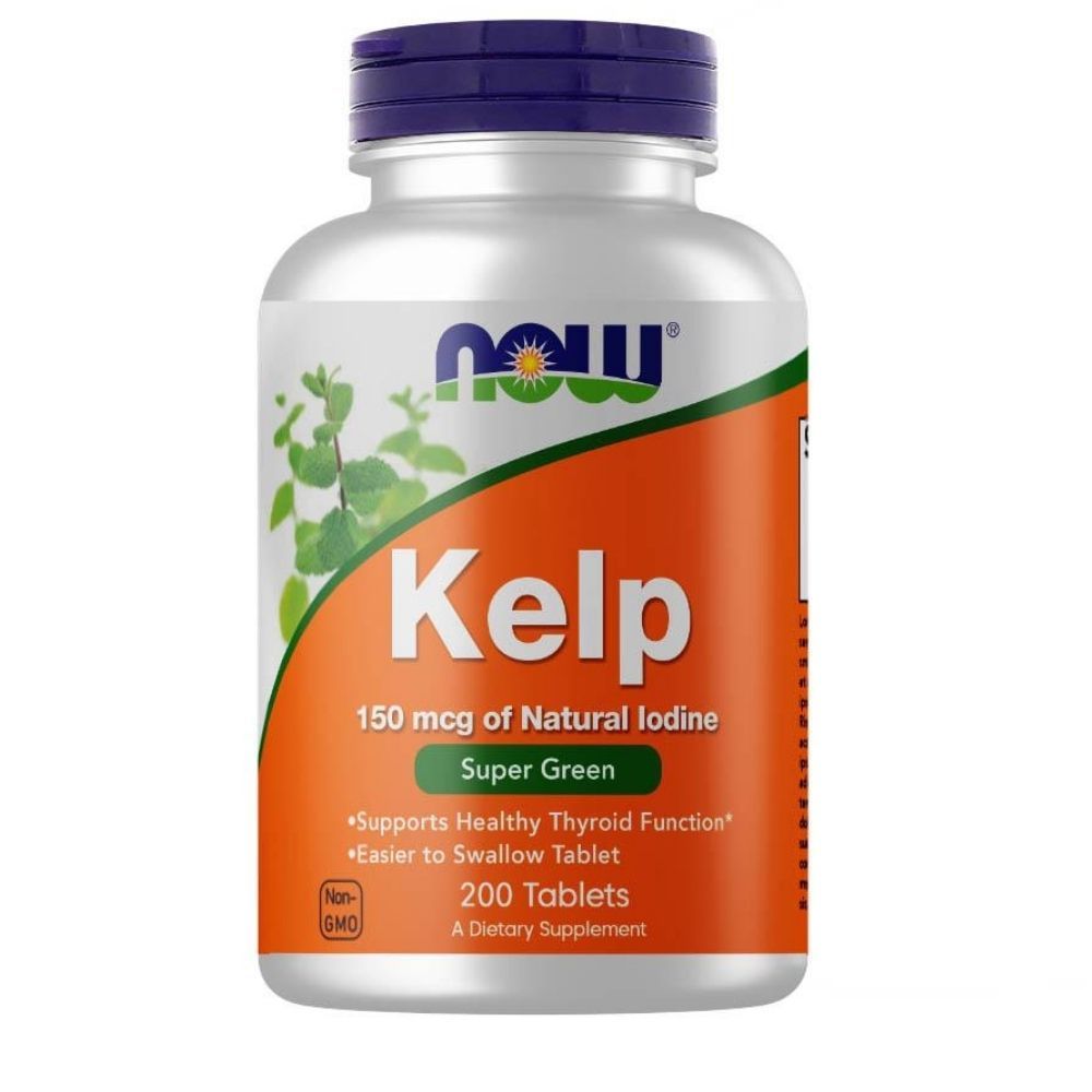 Витамины NOW Kelp 150 mcg 200 tabs