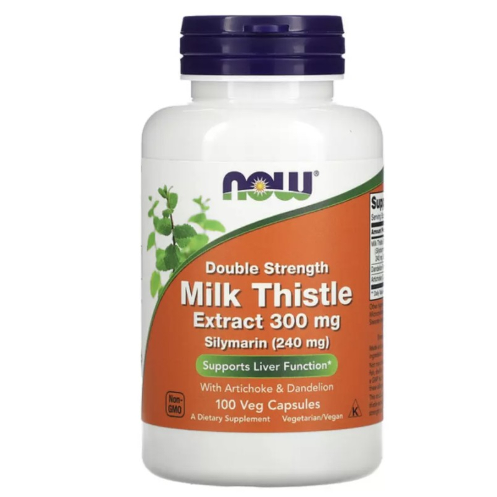  NOW Milk Thistle Exstract 300 mg 100 vcaps